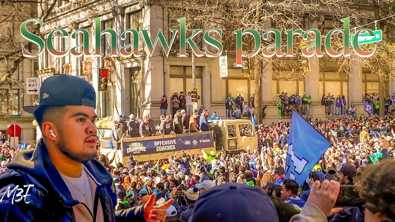 We went to the Seahawks' superbowl celebration | Chuukese at the Seahawks parade |