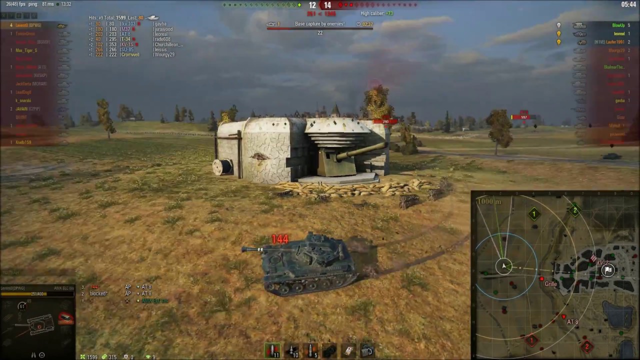 World of Tanks - AMX ELC Ace Tanker - 4 Kills - 2K Damage