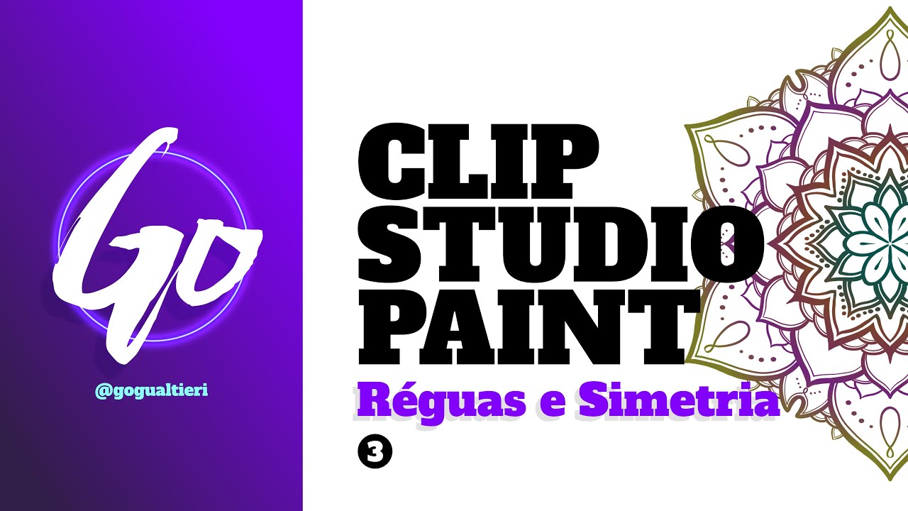 CLIP STUDIO PAINT (CSP) - Réguas e Simetria