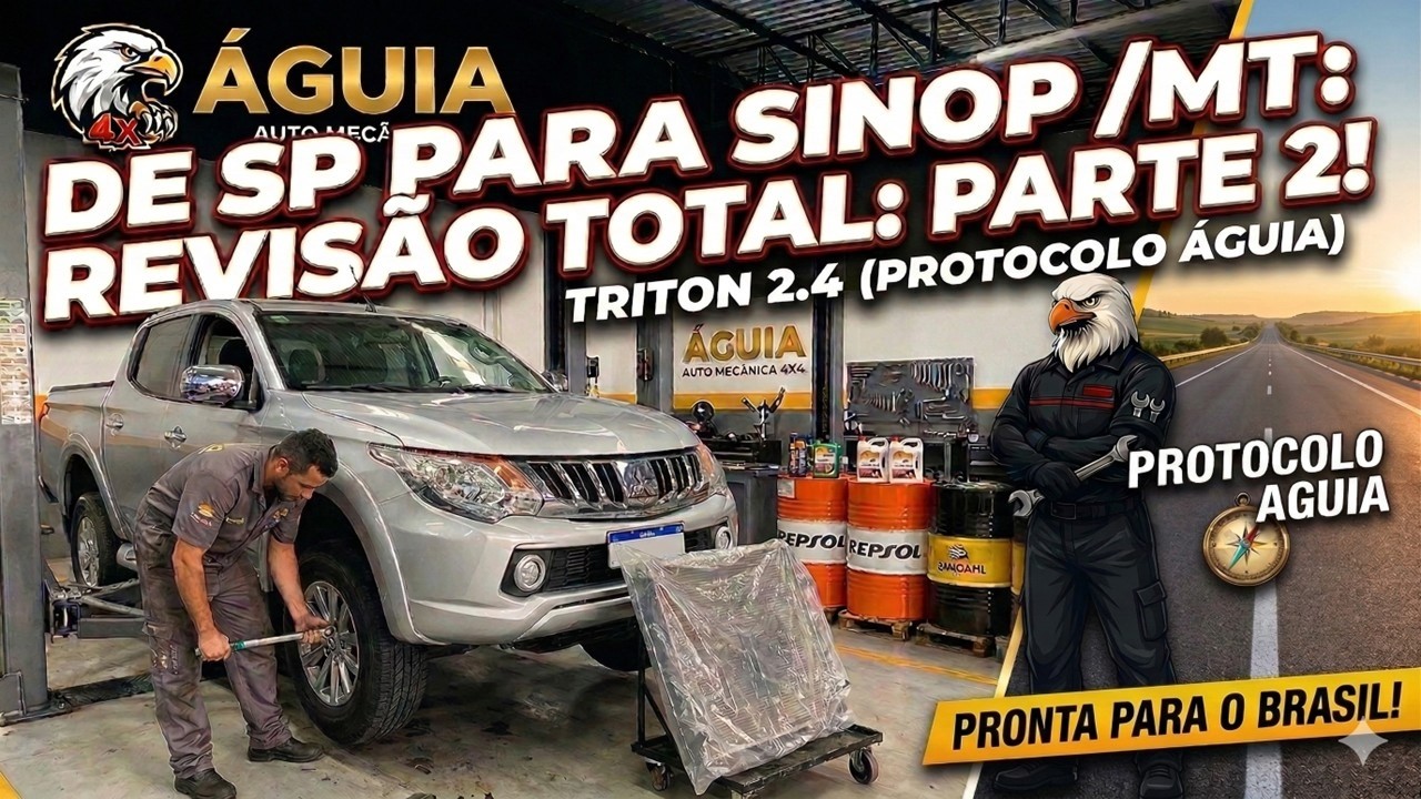 EP. 1448// TRITON 2.4 PRONTA PARA O BRASIL Após  Revisão Brutal No Protocolo Águia! Pergunte NETÃO