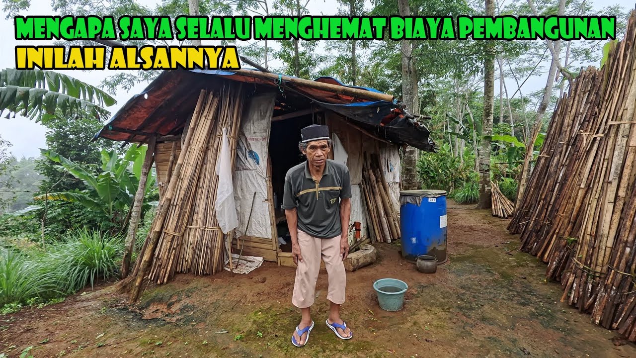 Inilah Alasannya. Mengapa Saya Selalu Menghemat Biaya Pembangunan. Lihat Lansia Sebatang Kara.