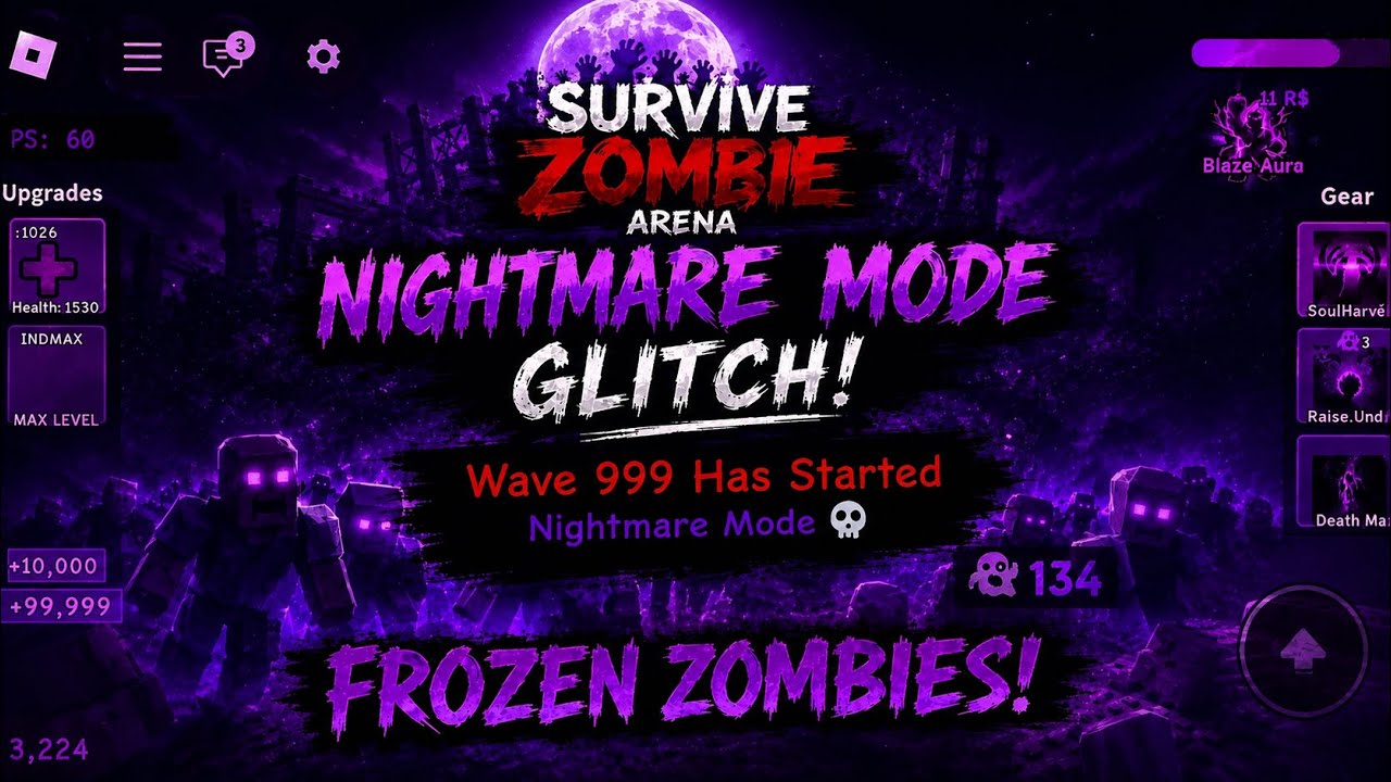 Survive Zombie Arena | Glitch Nightmare Mode 💀