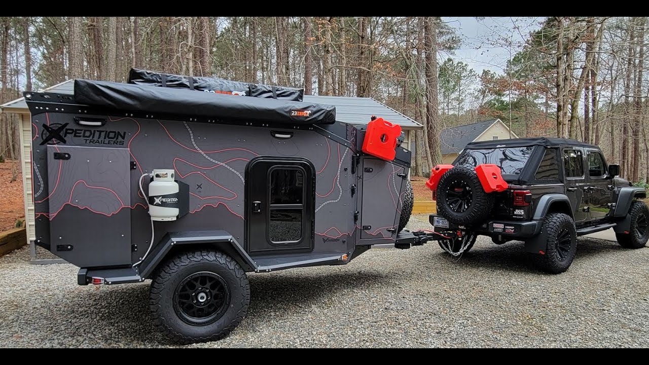 2022 Xpedition Voyager Overland Trailer - 1st set up walkaround (SOLD)