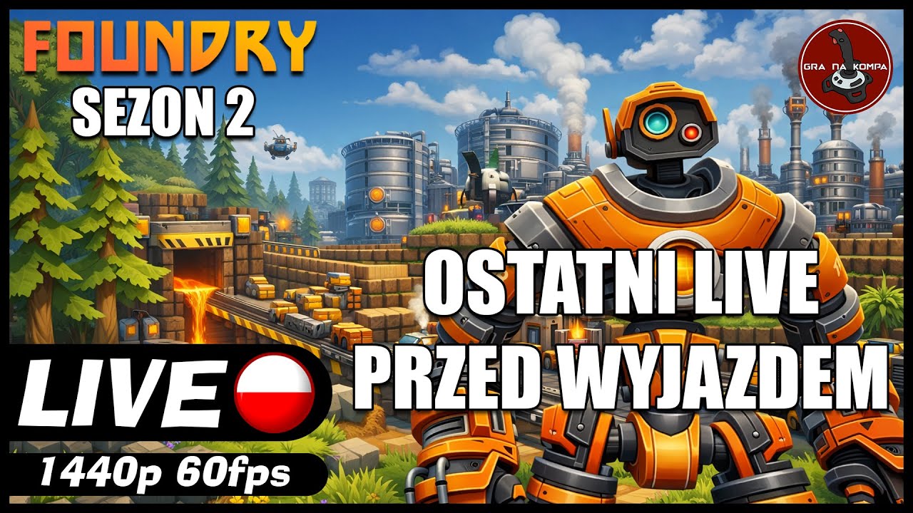 Zwiększam produkcję || LIVE || FOUNDRY na serwerze gameplay PL
