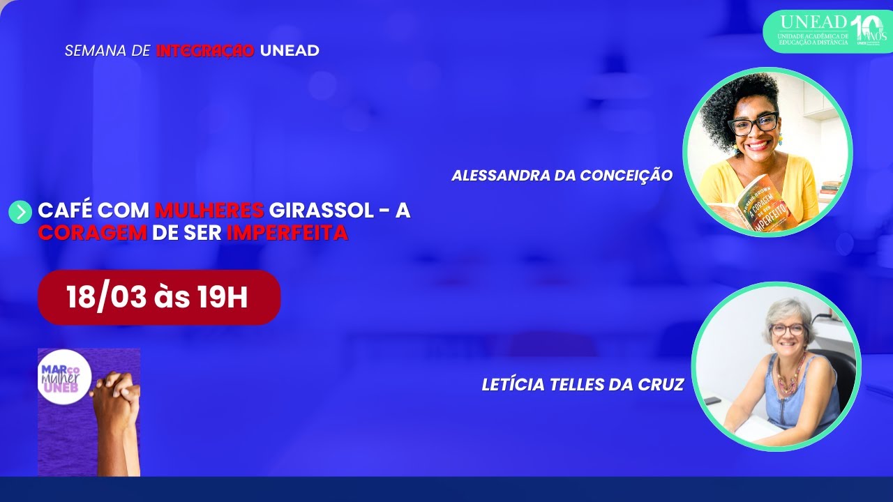 Café com Mulheres Girassol - A Coragem de ser Imperfeita