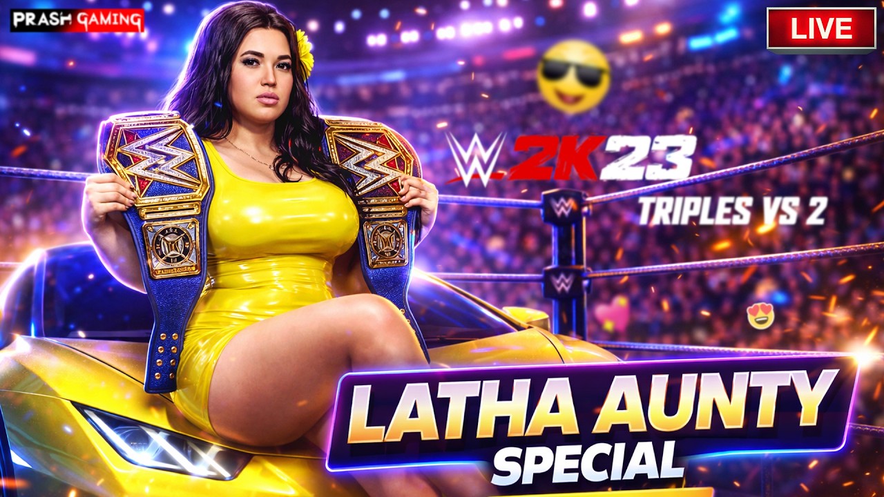 Latha Triples VS Randy & Yokozuna | RKO Stunner VS Styles Clash | WWE 2K23 || Mar 9, 2026
