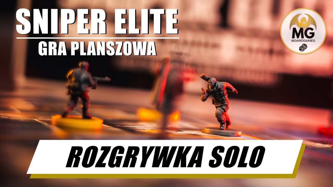 SNIPER ELITE: GRA PLANSZOWA - Rozgrywka Solo | Zasady