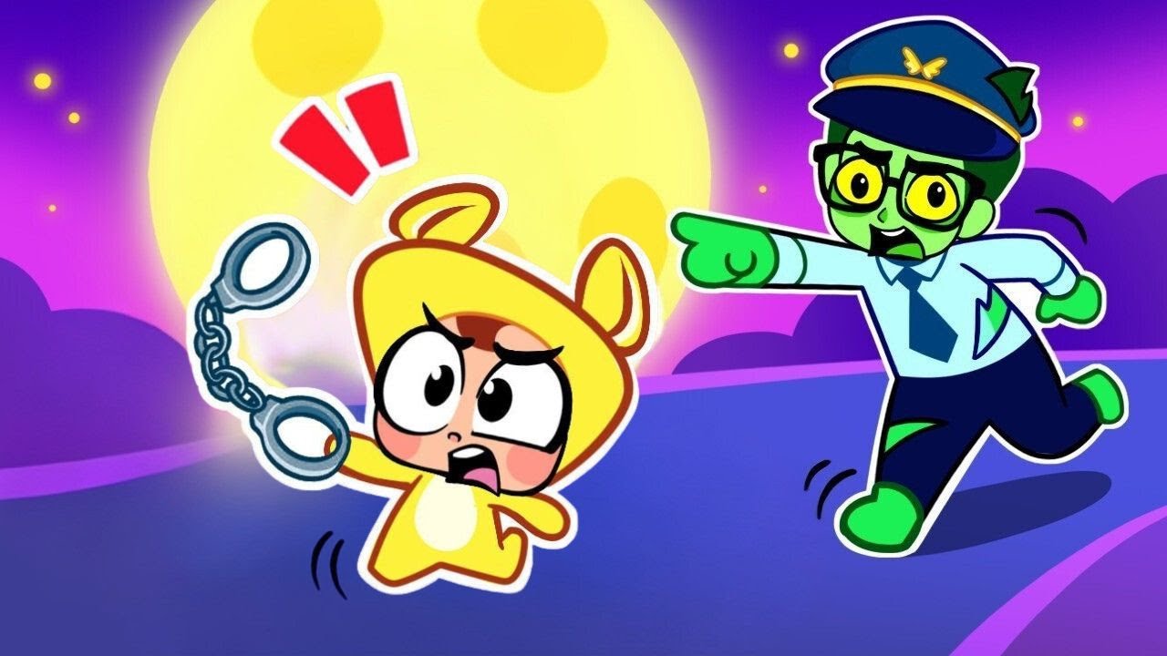 Police Adventures 👮🧟‍♂️🚓 Funny Kids Songs & Nursery Rhymes – SUBSCRIBE ♥️