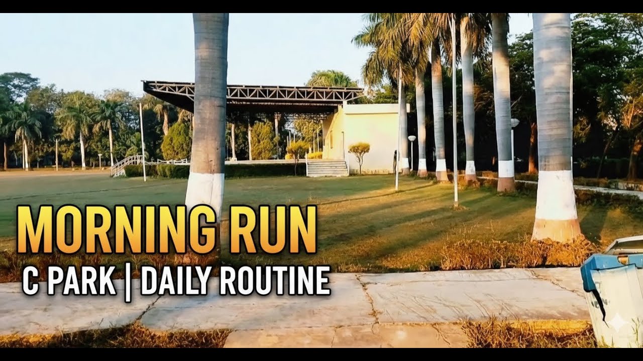 Ghar Se C Park Running | Morning Running Vlog | Daily Routine