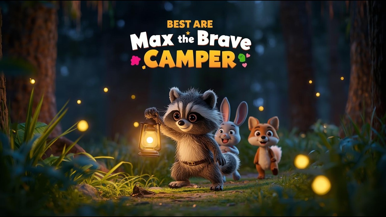 Max the Brave Camper 🏕️🔥 | Kids Adventure Story | StoryBloom 🌸 | Brave & Smart Lesson