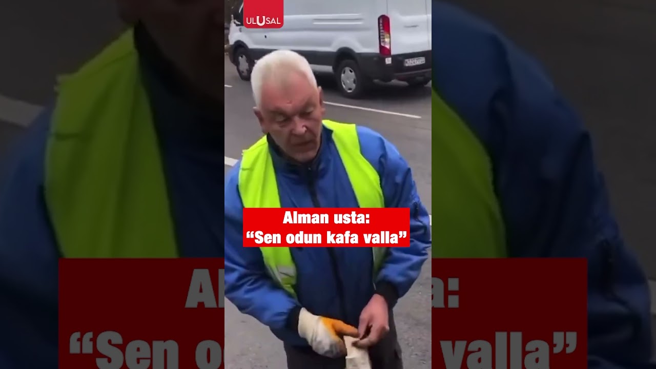 Almanya'da yolda kalan T&uuml;rk ile Alman usta arasında g&uuml;ld&uuml;ren diyalog #shorts #keşfet #almanya
