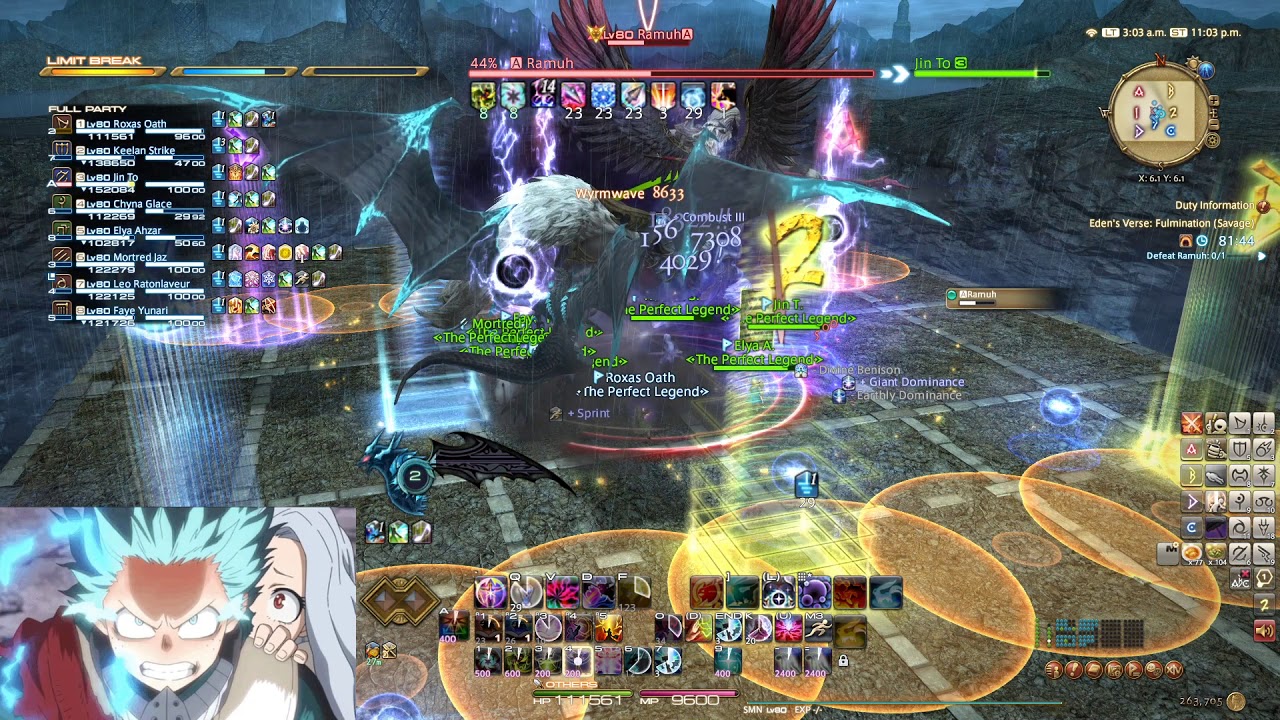 FFXIV - E5S SMN PoV - 20,403.9 rdps (RANK 1) Historical