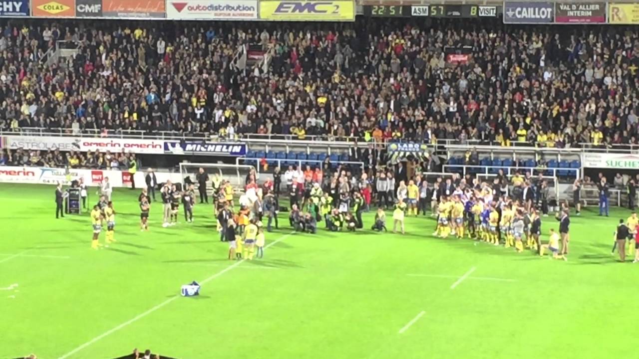 Discours d'adieu de Brock James à la Yellow Army - ASM Clermont Auvergne