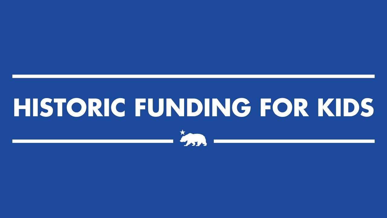 Governor Newsom announces historic investments in California&rsquo;s schools