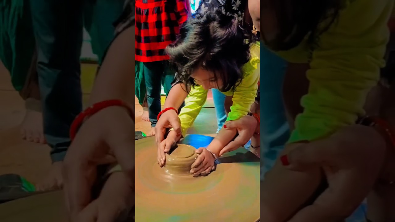 Clay pot Making by Sradha ❣️ Mela Odia heritage culture program #mela #clay #bhubaneswar #fest #odia