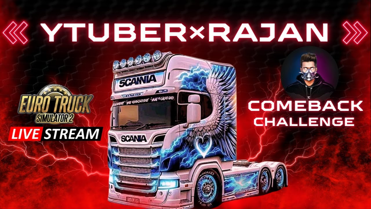 Shorts Live |Tamil EuroTruck TMP Live | #EuroTruckSimulator #truckersmp @YTUBERxRAJAN