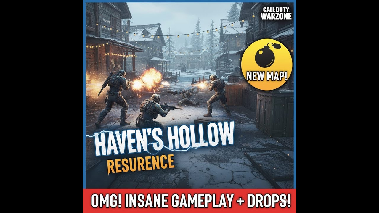 FIRST GAME ON BO7 NEW HAVENS HOLLOW MAP.