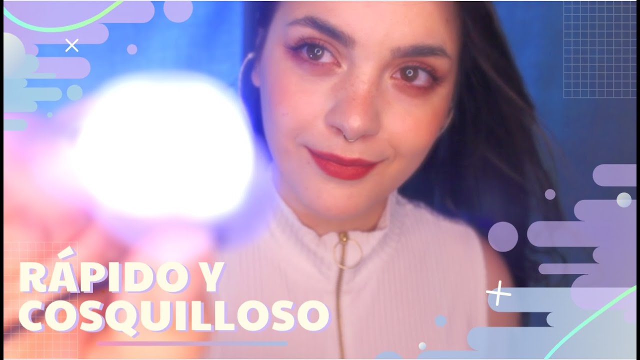 ASMR 👩🏻‍⚕️ Examen Rápido e Impredecible de Nervios Craneales en ESPAÑOL [Layered Sounds] Subs INGLÉS
