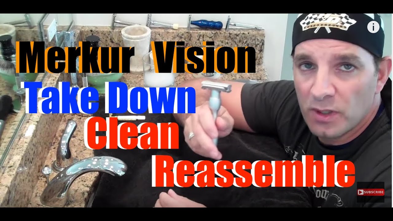 How To Clean and Maintain Merkur Vision Double Edge Adjustable Safety Razor #shaving #razor #howto