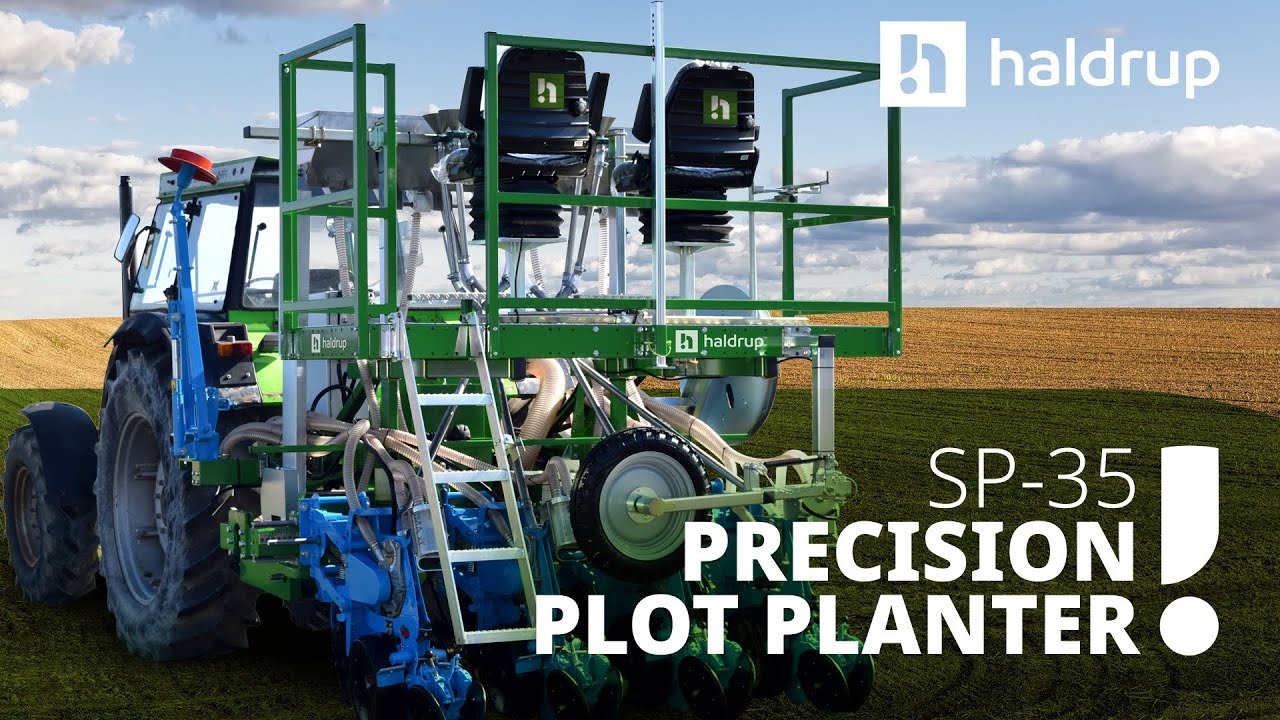 HALDRUP SP-35 Precision Plot Planter | Modular 2–18 Row System