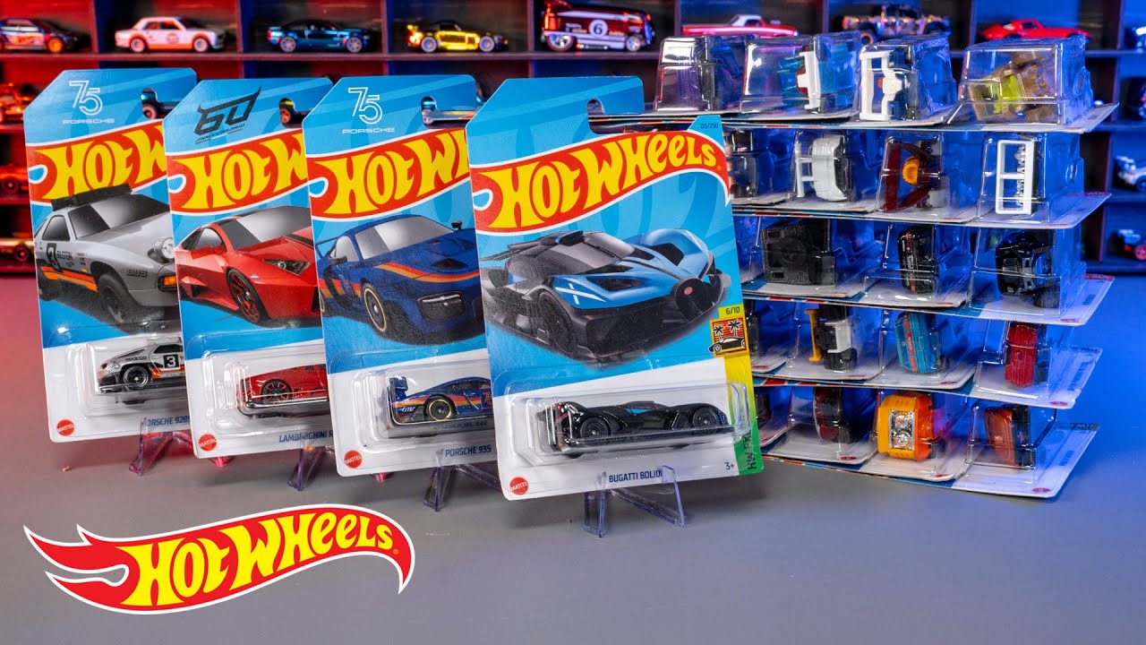 OPENING BUGATTI BOLIDE & NEW HOT WHEELS