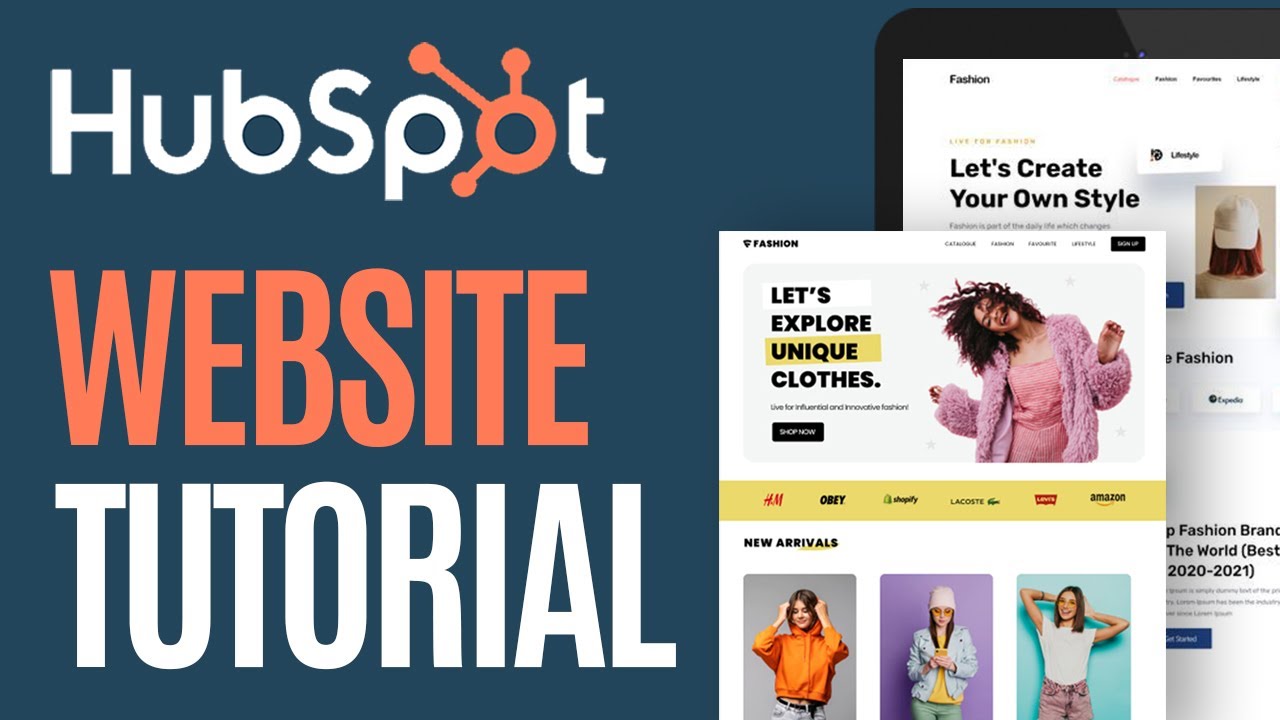 How to make a Landing page on Hubspot - Easy tutorial for Beginners