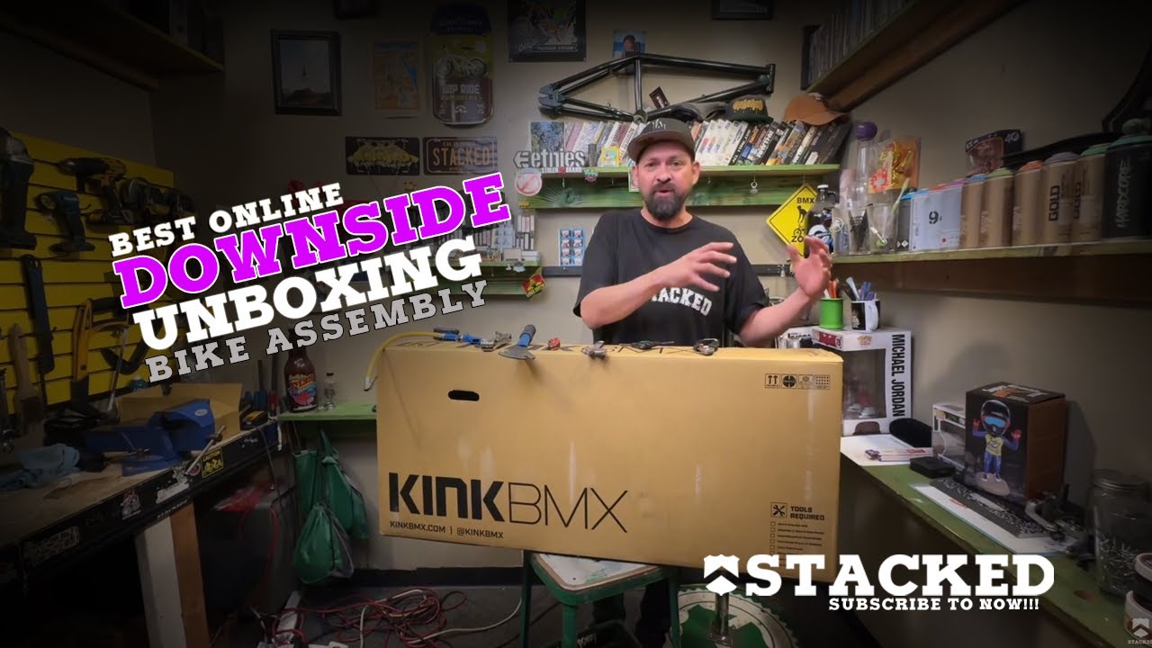 Легко ли собрать Kink Downside BMX? Распаковка и полная сборка велосипеда для начинающих