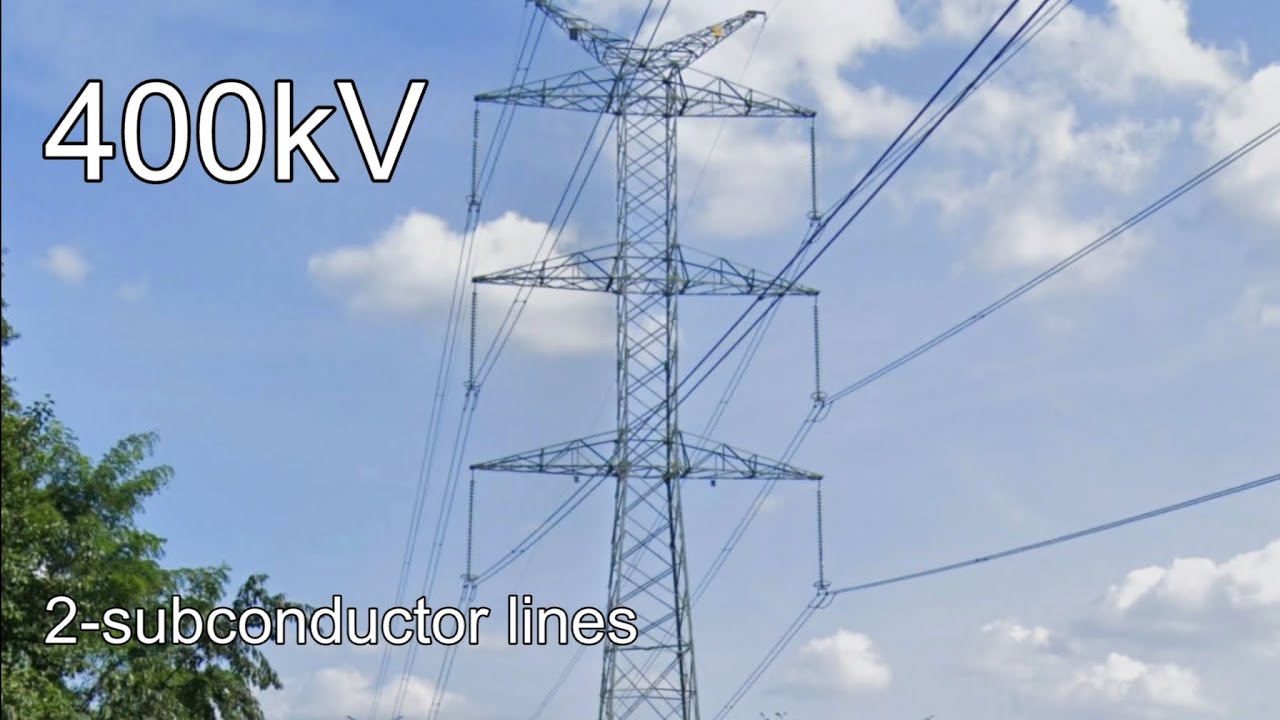 400kV double-circuit transmission lines in Poland (2-subconductor lines) 🇵🇱