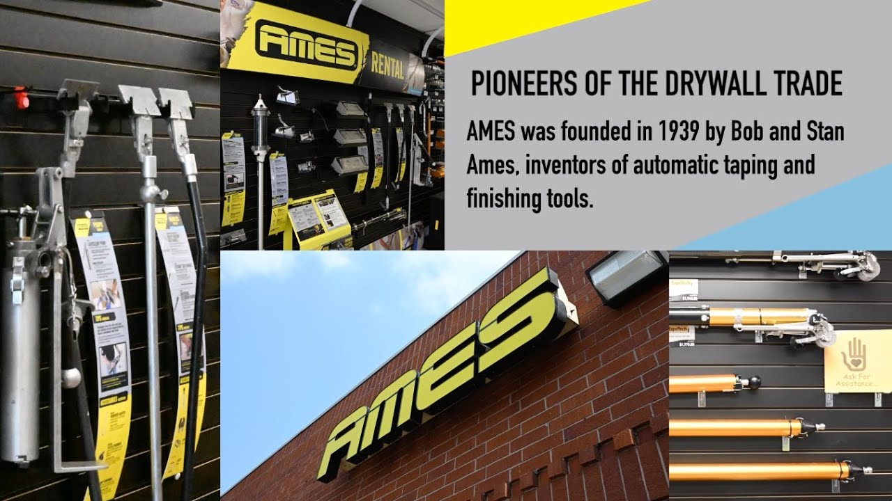 Explore the World of AMES Taping Tools - Pioneers of the Drywall Trade