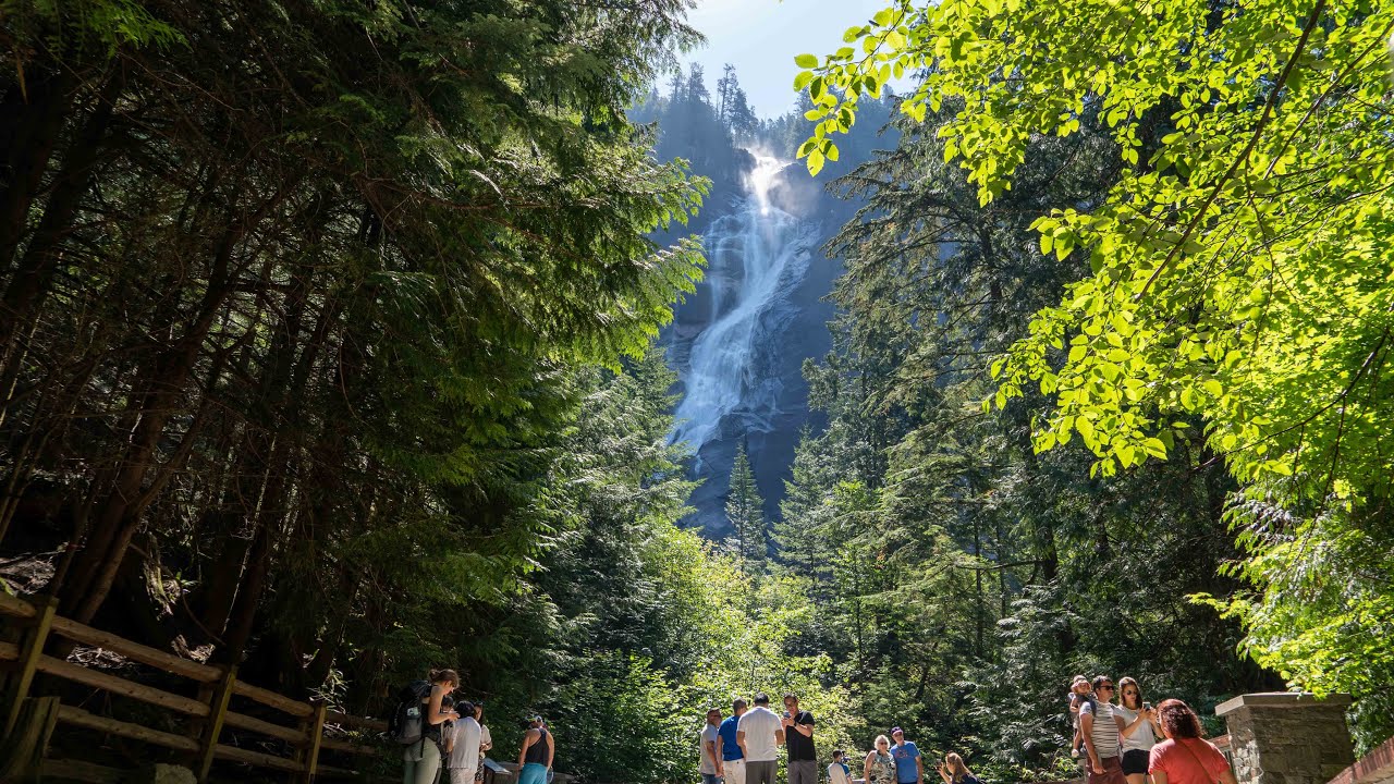 Shannon Falls Virtual Walking Tour - Squamish, BC・4K HDR