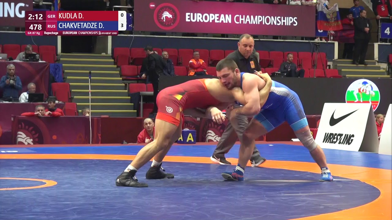Repechage GR - 87 kg: D. KUDLA (GER) v. D. CHAKVETADZE (RUS)
