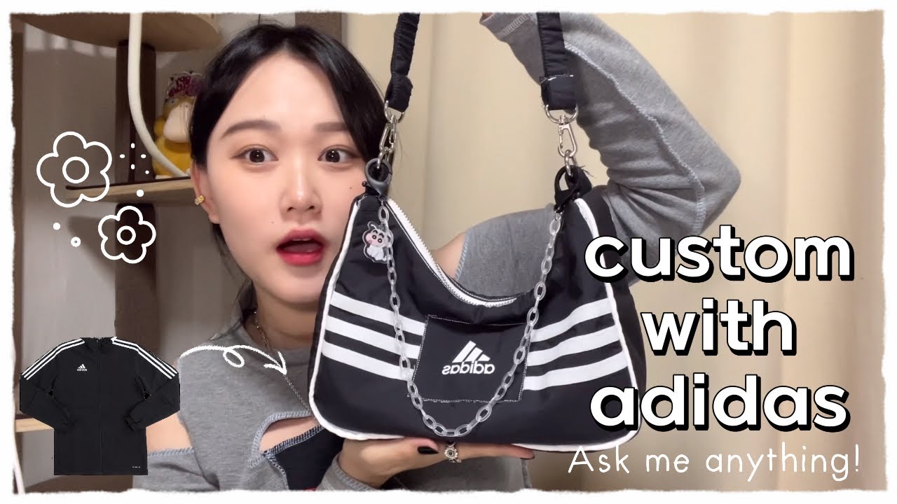 드디어 돌아와따!!! 미친 가방리폼영상♥️ / 도안도 있어요😍 / 아디다스 바람막이로 가방만들기!