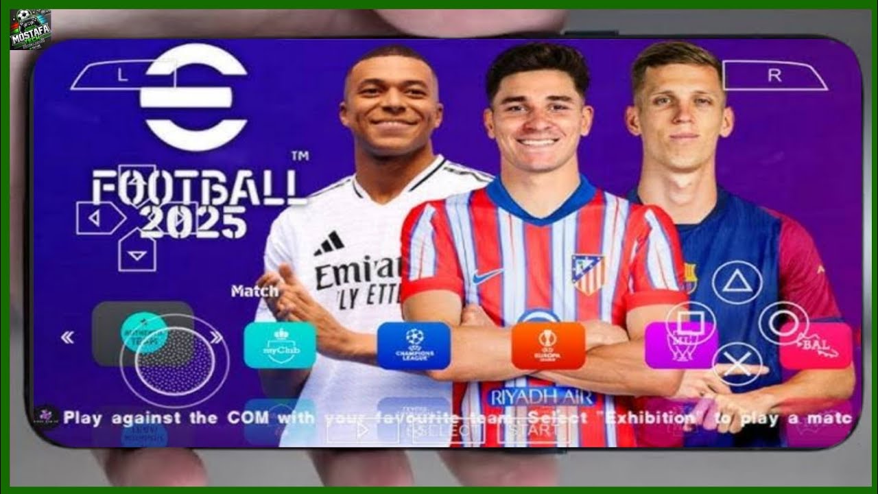 واخيرا 🤯 تحميل لعبة PES 2025 لمحاكي psp باخر الانتقالات والاطقم 😱