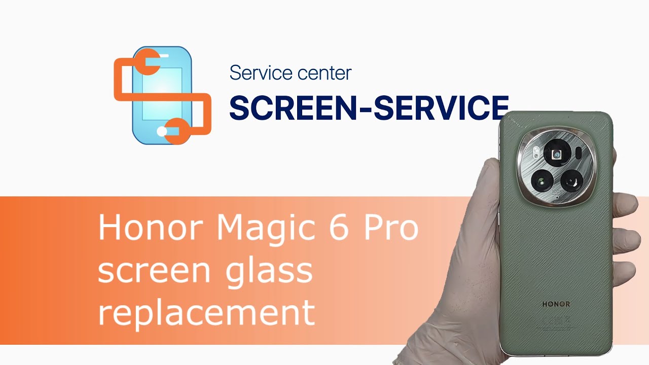 Honor Magic 6 Pro screen glass replacement