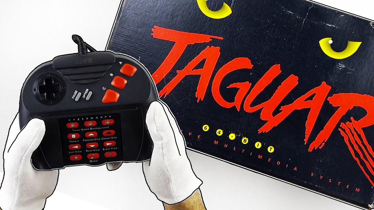 Распаковка консоли Atari Jaguar Retro ASMR 64 бит
