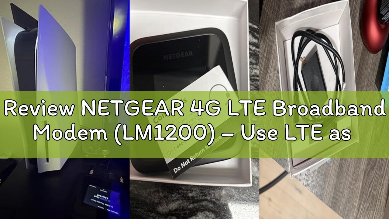 Review NETGEAR 4G LTE Broadband Modem (LM1200) &ndash; Use LTE as a Primary Internet Connection or Failove