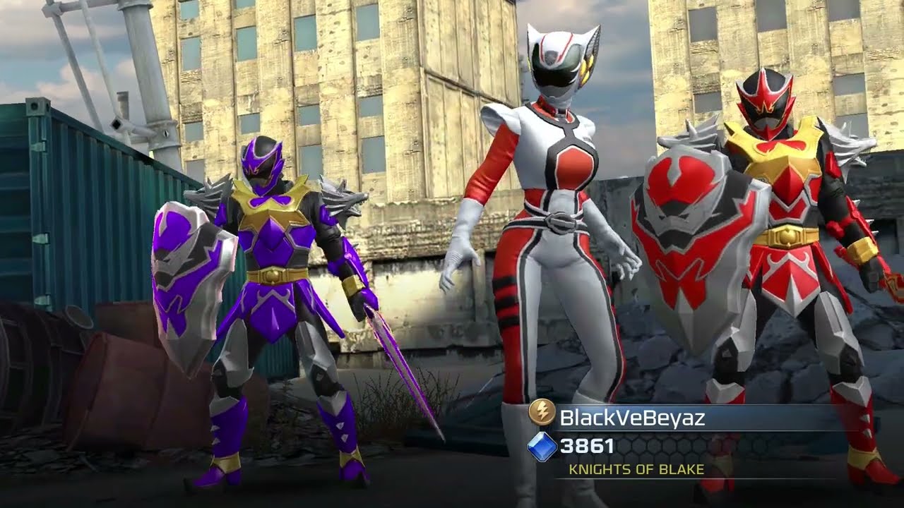 Katmanx SPD and Mystic Force asissts Power Rangers Legacy Wars Gameplay