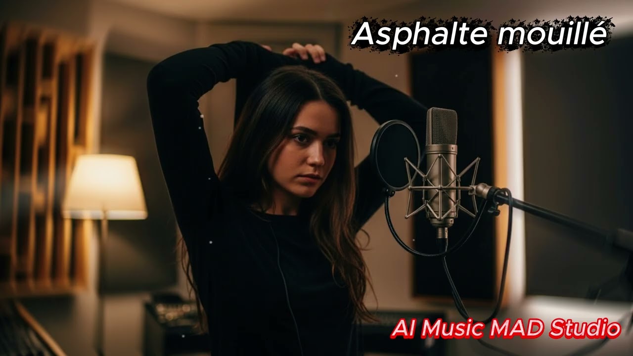 Asphalte Mouillé Chanson française mélancolique | AI Music MAD Studio