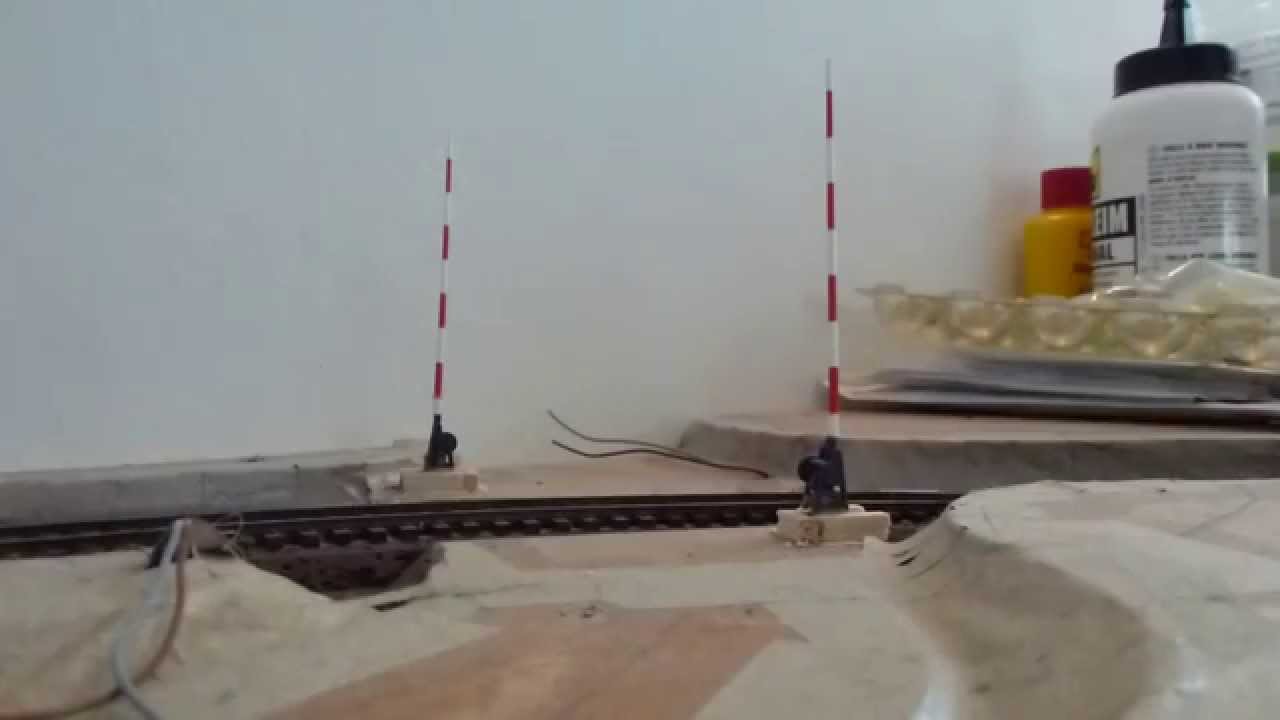 Bahnübergang mit Läutwerksound