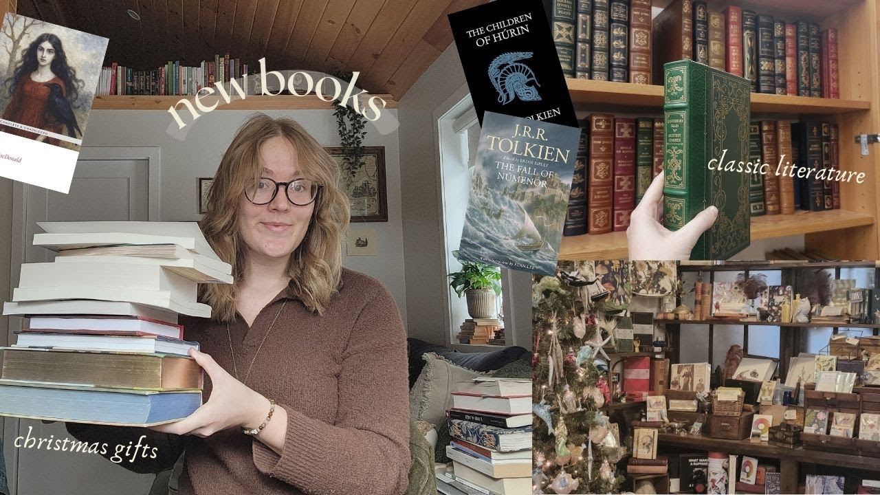 Классические книги и научно-популярная литература, которые я получил на Рождество: Джордж Макдона...