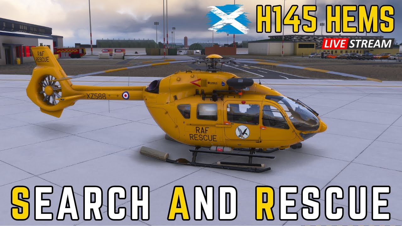 Livestream - HPG H145 HEMS Random & Anywhere  - Search and Rescue - Microsoft Flight Simulator 2024