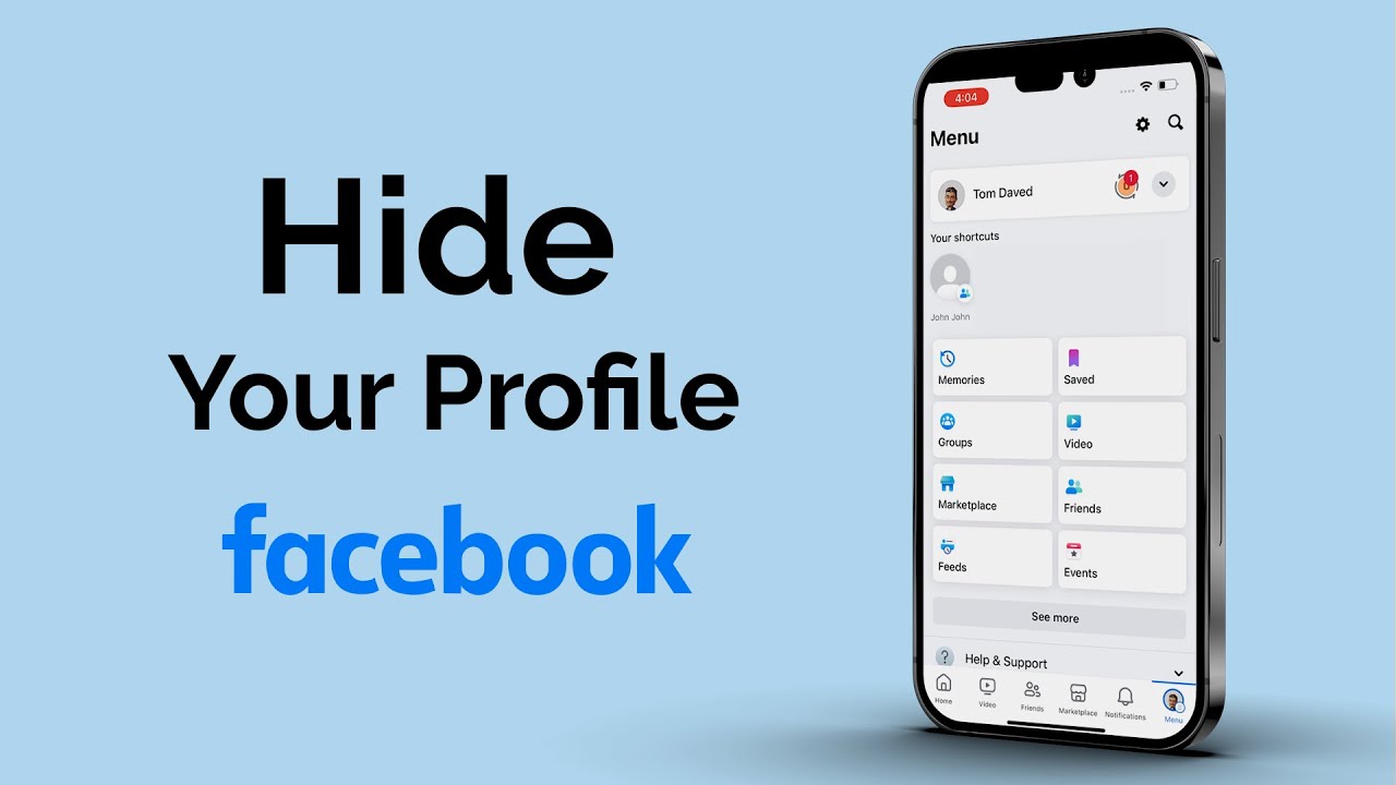 Как скрыть свой профиль на Facebook?
