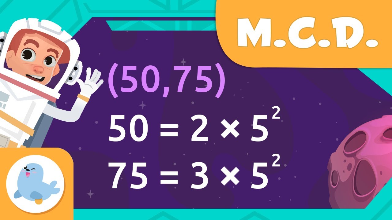 MÁXIMO COMÚN DIVISOR 🚀 ¿Cómo se calcula el máximo común divisor? 👨🏻‍🚀 Matemáticas para niños