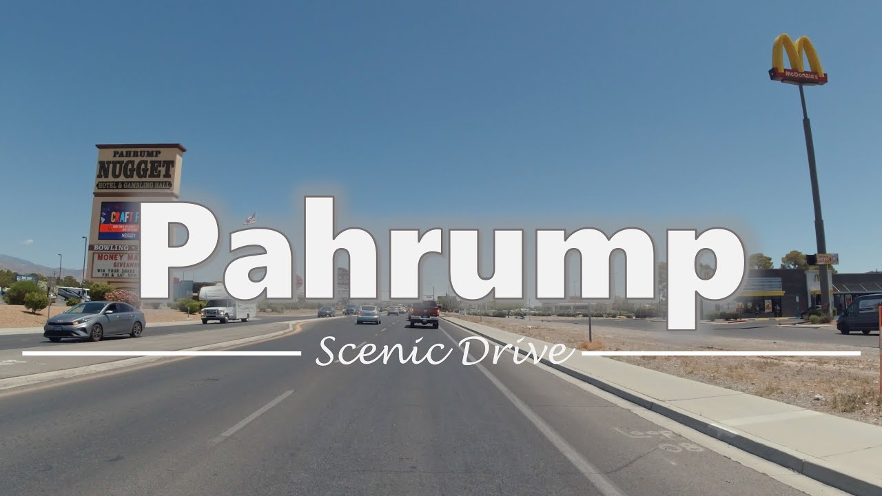 Driving in Pahrump, Nevada - 4K