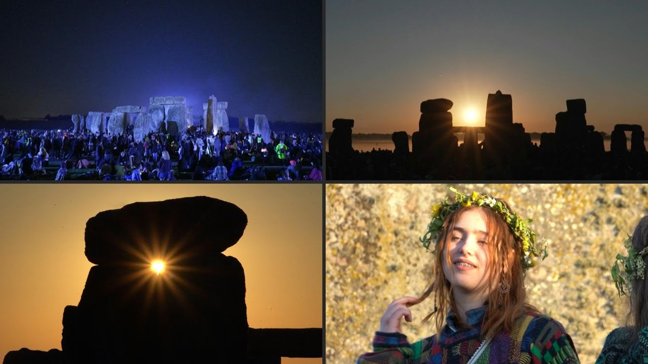 Milhares celebram solst&iacute;cio de ver&atilde;o em Stonehenge | AFP