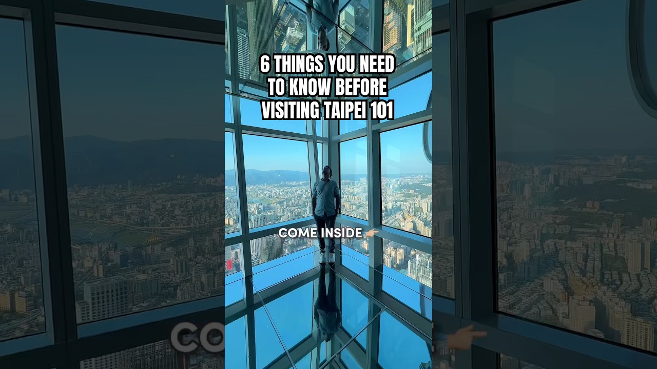 6 things to know before visiting Taipei 101 #shorts #taipei #taipei101