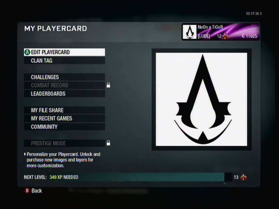 Call of Duty: Black Ops - Assassin's Creed Custom Emblem Tutorial
