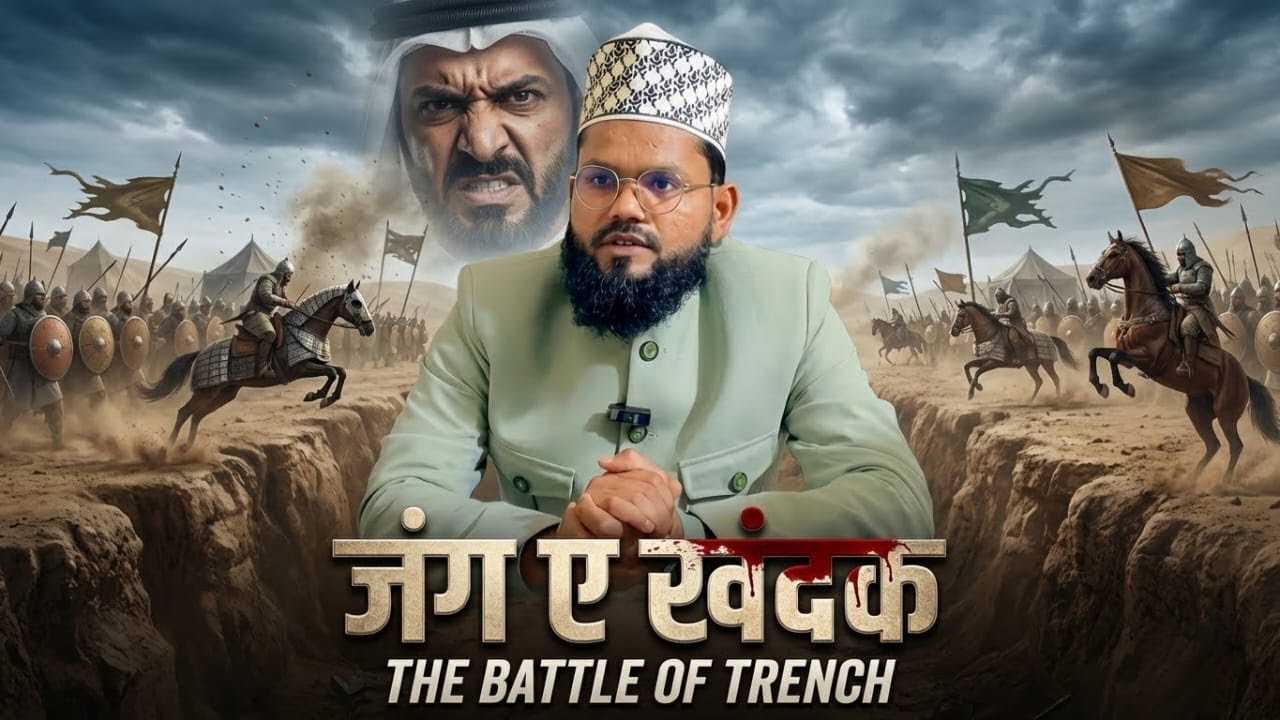 Battle of Trench explained जंग ए खंदक | AI Cinematic Islamic History |  Full Story jange Khandaq