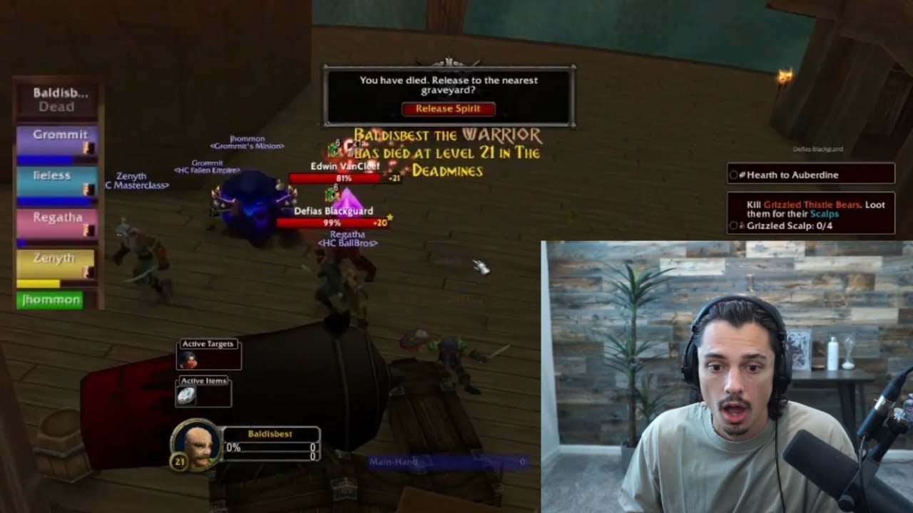 The WORST Healer On HARDCORE CLASSIC!