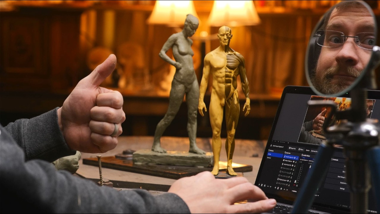 AJK April Ecorche Sculpture Challenge 1st session.